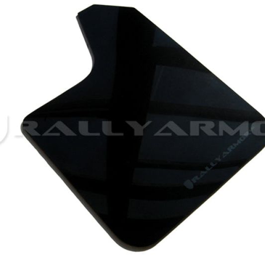 Rally Armor Universal Fit (No Hardware) Black UR Mud Flap w/ Blue Logo-Mud Flaps-Rally Armor-RALMF12-UR-BLK/BL-SMINKpower Performance Parts