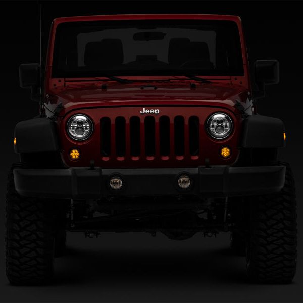 Raxiom 07-18 Jeep Wrangler JK Axial Series LED Amber Turn Signals (Smoked) - SMINKpower Performance Parts RAXJ108040 Raxiom