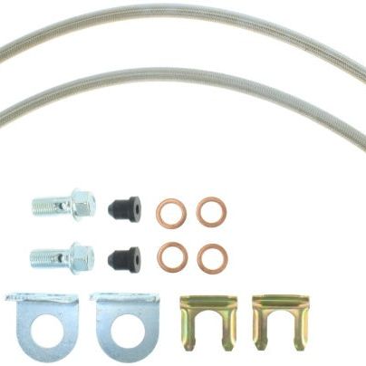 StopTech 06-14 Jeep Grand Cherokee SRT8 Stainless Steel Front Brake Lines-Brake Line Kits-Stoptech-STO950.58002-SMINKpower Performance Parts