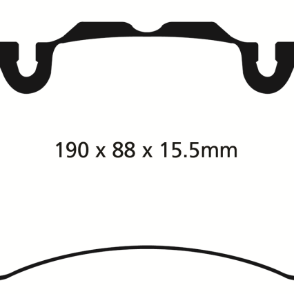 EBC 13+ Land Rover Range Rover 3.0 Supercharged Yellowstuff Front Brake Pads-Brake Pads - Performance-EBC-EBCDP42064R-SMINKpower Performance Parts