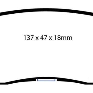 EBC 07+ Buick Enclave 3.6 Yellowstuff Rear Brake Pads-Brake Pads - Performance-EBC-EBCDP41672R-SMINKpower Performance Parts