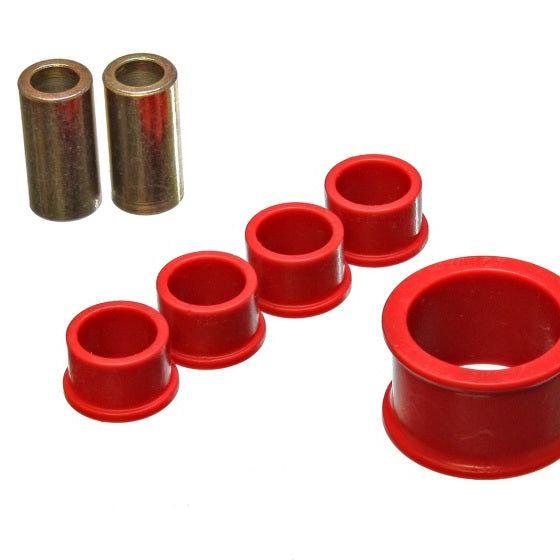 Energy Suspension 02-09 Nissan 350Z / 03-07 Infiniti G35 Coupe Red Rack and Pinion Bushing Set-Bushing Kits-Energy Suspension-ENG7.10105R-SMINKpower Performance Parts