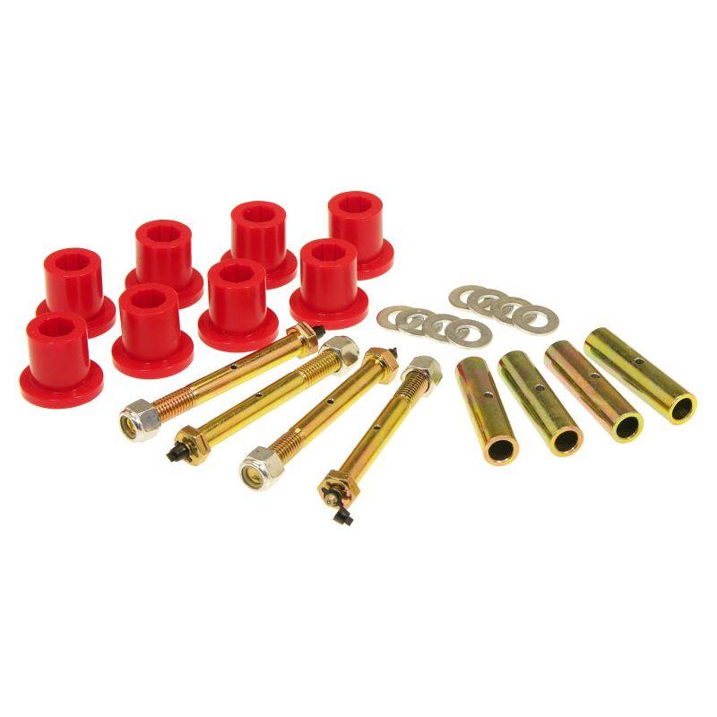 Prothane 87-96 Jeep YJ Front or Rear Frame Shackle Bushings - Red - SMINKpower Performance Parts PRO1-816 Prothane