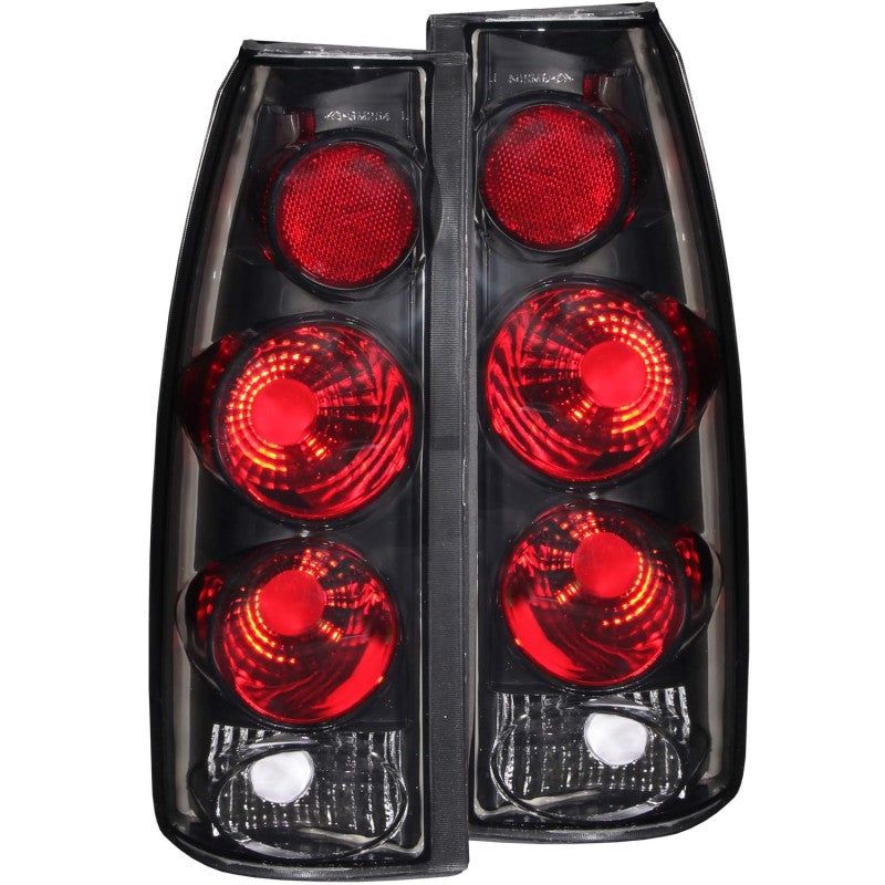 ANZO 1999-2000 Cadillac Escalade Taillights Dark Smoke 3D Style-Tail Lights-ANZO-ANZ211154-SMINKpower Performance Parts