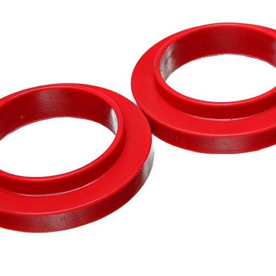 Energy Suspension Universal 3 3/4in ID 25 7/16in OD 3/4in H Red Coil Spring Isolators (2 per set)-Bushing Kits-Energy Suspension-ENG9.6120R-SMINKpower Performance Parts