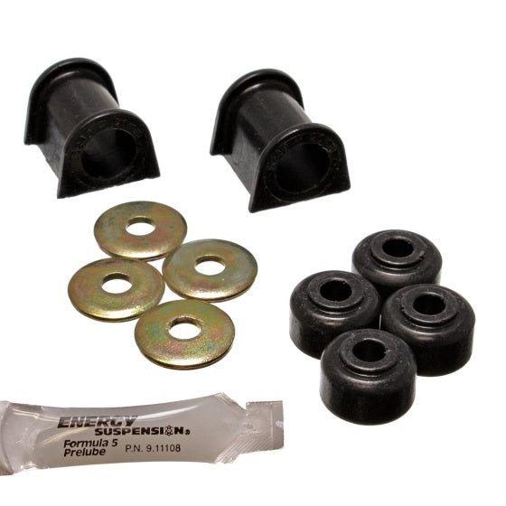 Energy Suspension 90-94 Mitsubishi Eclipse AWD Black 20mm Front Sway Bar Bushings (Sway bar end link-Bushing Kits-Energy Suspension-ENG5.5106G-SMINKpower Performance Parts