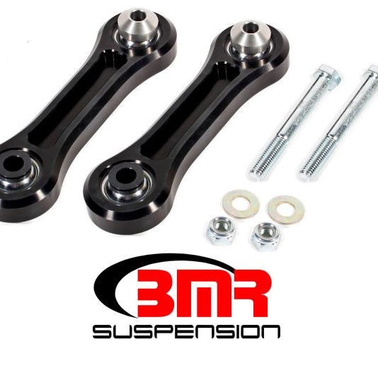 BMR 15-17 S550 Mustang Rear Lower Control Arms Vertical Link w/ Spherical Bearings - Black-Suspension Arms & Components-BMR Suspension-BMRTCA045-SMINKpower Performance Parts