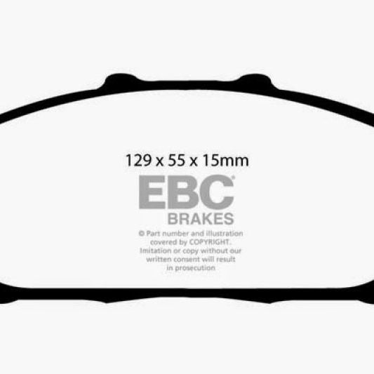 EBC 94-01 Acura Integra 1.8 Redstuff Front Brake Pads-Brake Pads - Performance-EBC-EBCDP31206C-SMINKpower Performance Parts