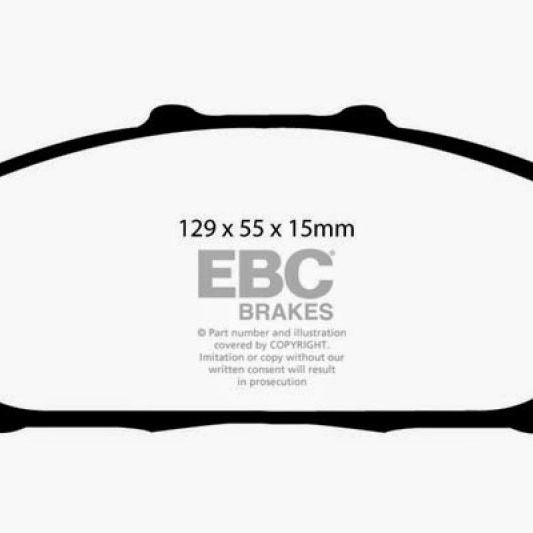 EBC 94-01 Acura Integra 1.8 Ultimax2 Front Brake Pads-Brake Pads - OE-EBC-EBCUD617-SMINKpower Performance Parts
