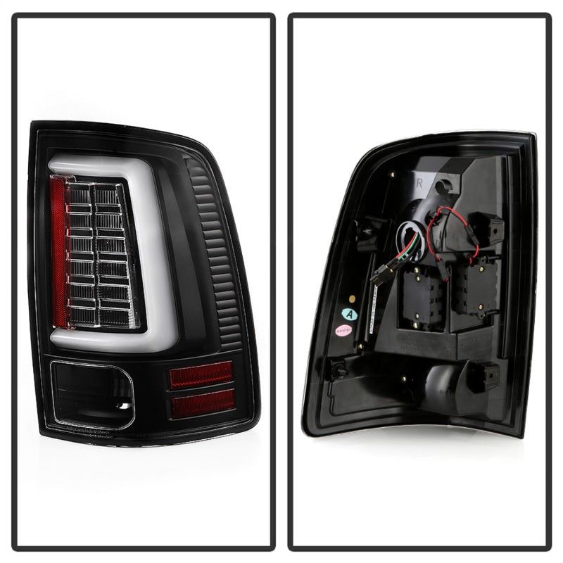 Spyder Dodge Ram 09-18 LED Tail Lights - All Black ALT-YD-DRAM09V2-LED-BKV2 (Incandescent Only)-Tail Lights-SPYDER-SPY5085917-SMINKpower Performance Parts