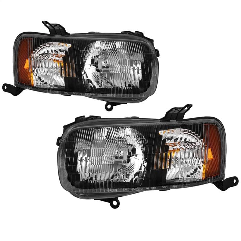 xTune 01-04 Ford Escape OEM Style Headlights - Black (HD-JH-FESCA01-AM-BK)-Headlights-SPYDER-SPY9042591-SMINKpower Performance Parts