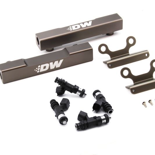 DeatschWerks 02+ Subaru WRX / 07+ STI/LGT Top Feed Fuel Rail Upgrade Kit w/ 750cc Injectors - SMINKpower Performance Parts DWK6-102-0750 DeatschWerks