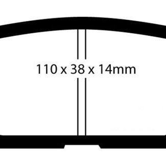 EBC 12+ Subaru BRZ 2.0 (solid rear rotors) Redstuff Rear Brake Pads-Brake Pads - Performance-EBC-EBCDP31584C-SMINKpower Performance Parts