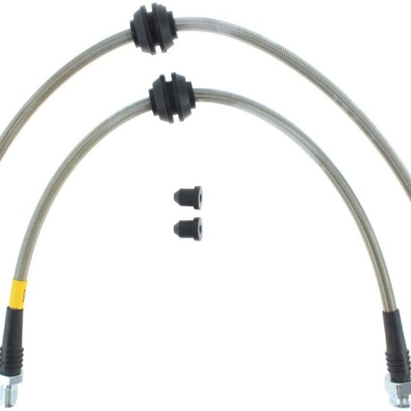 StopTech 07-09 Mazdaspeed3 / 04-07 Mazda 3 Stainless Steel Rear Brake Lines-Brake Line Kits-Stoptech-STO950.61504-SMINKpower Performance Parts