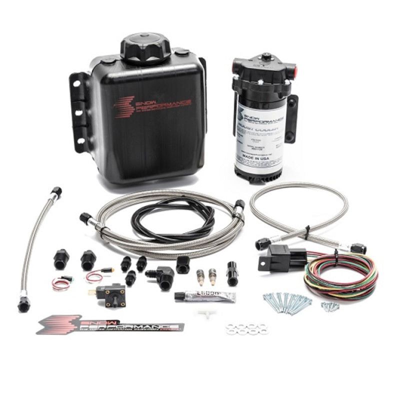 Snow Performance Stg 1 Boost Cooler Water Injection Kit TD (w/SS Braided Line & 4AN Fittings)-Water Meth Kits-Snow Performance-SNOSNO-301-BRD-SMINKpower Performance Parts