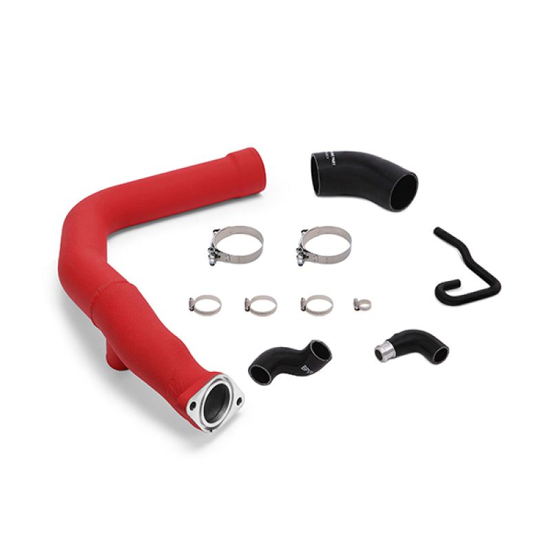 Mishimoto 2015 Subaru WRX Charge Pipe Kit - Wrinkle Red-Intercooler Pipe Kits-Mishimoto-MISMMICP-WRX-15WRD-SMINKpower Performance Parts