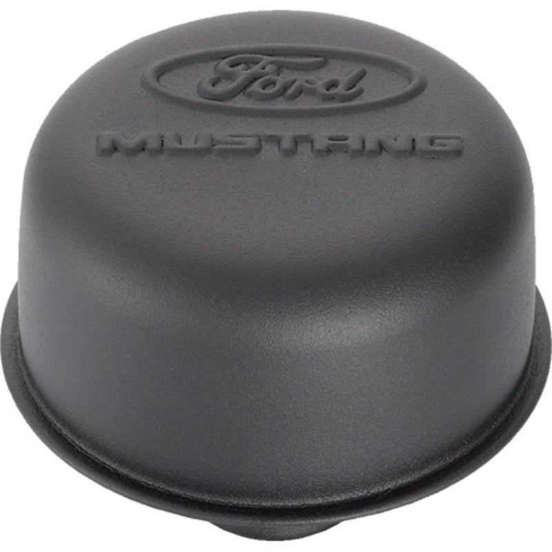 Ford Racing Black Crinkle Finish Breather Cap w/ Ford Mustang Logo - SMINKpower Performance Parts FRP302-221 Ford Racing