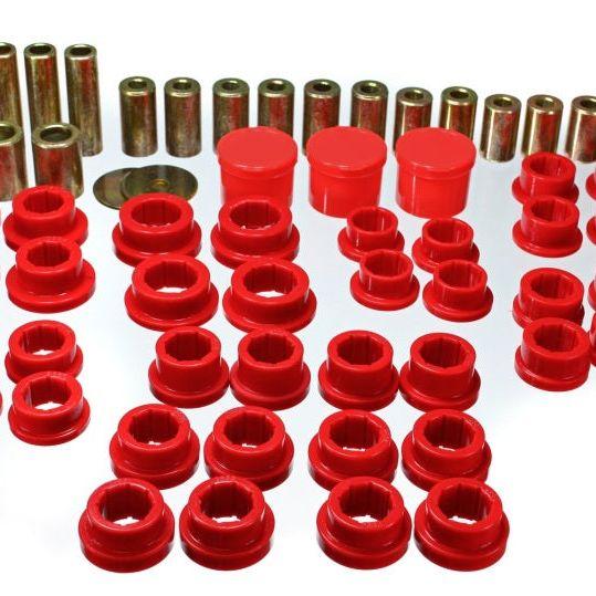 Energy Suspension 02-09 350Z / 03-07 Infiniti G35 Coupe Red Rear Control Arm Bushing Set-Bushing Kits-Energy Suspension-ENG7.3122R-SMINKpower Performance Parts