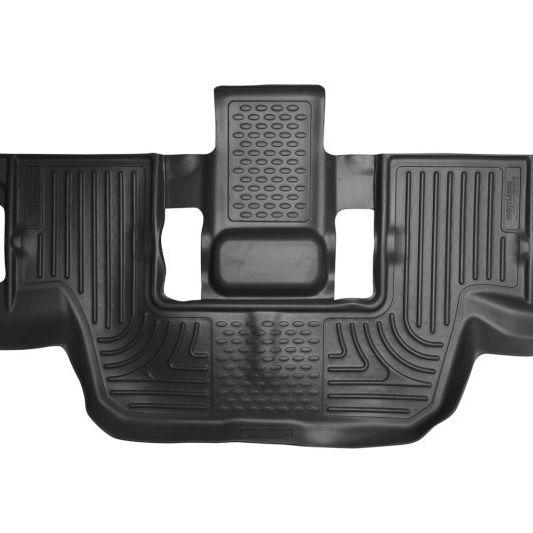 Husky Liners 11-12 Ford Explorer WeatherBeater 3rd Row Black Floor Liners-Floor Mats - Rubber-Husky Liners-HSL19761-SMINKpower Performance Parts