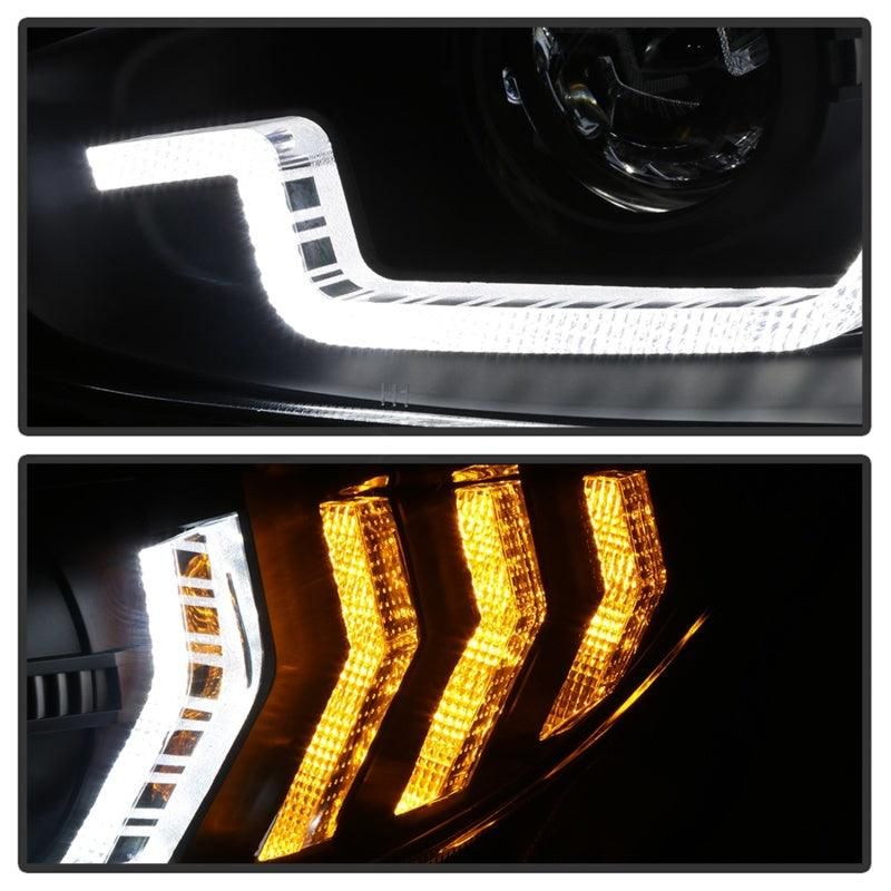 Spyder 16-18 Honda Civic 4Dr w/LED Seq Turn Sig Lights Proj Headlight - Black - PRO-YD-HC16-SEQ-BK - spyder-16-18-honda-civic-4dr-w-led-seq-turn-sig-lights-proj-headlight-black-pro-yd-hc16-seq-bk