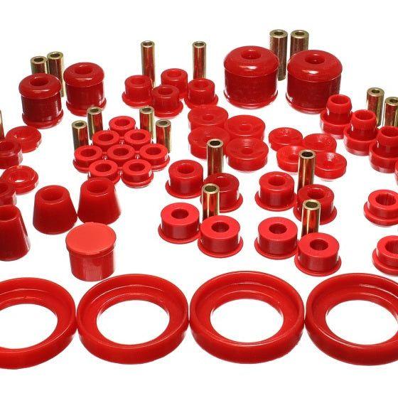 Energy Suspension 97-01 Honda Prelude (Type SH only) Red Hyper-Flex Master Bushing Set-Bushing Kits-Energy Suspension-ENG16.18113R-SMINKpower Performance Parts