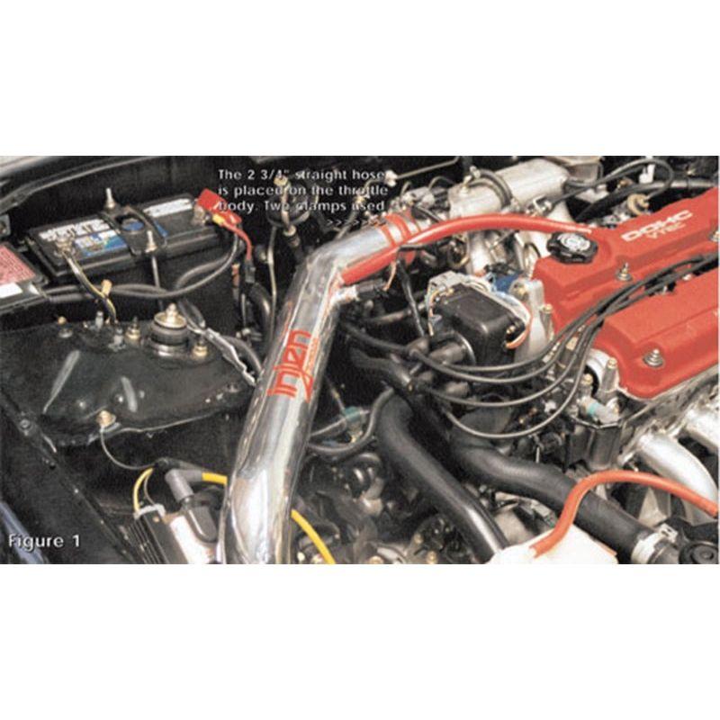 Injen 99-00 Honda Civic Si Black Cold Air Intake - SMINKpower Performance Parts INJRD1560BLK Injen