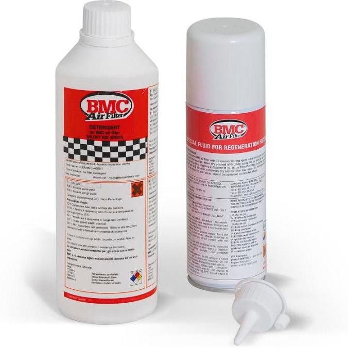 BMC Complete Filter Washing Kit - 500ml Detergent & 200ml Oil Spray