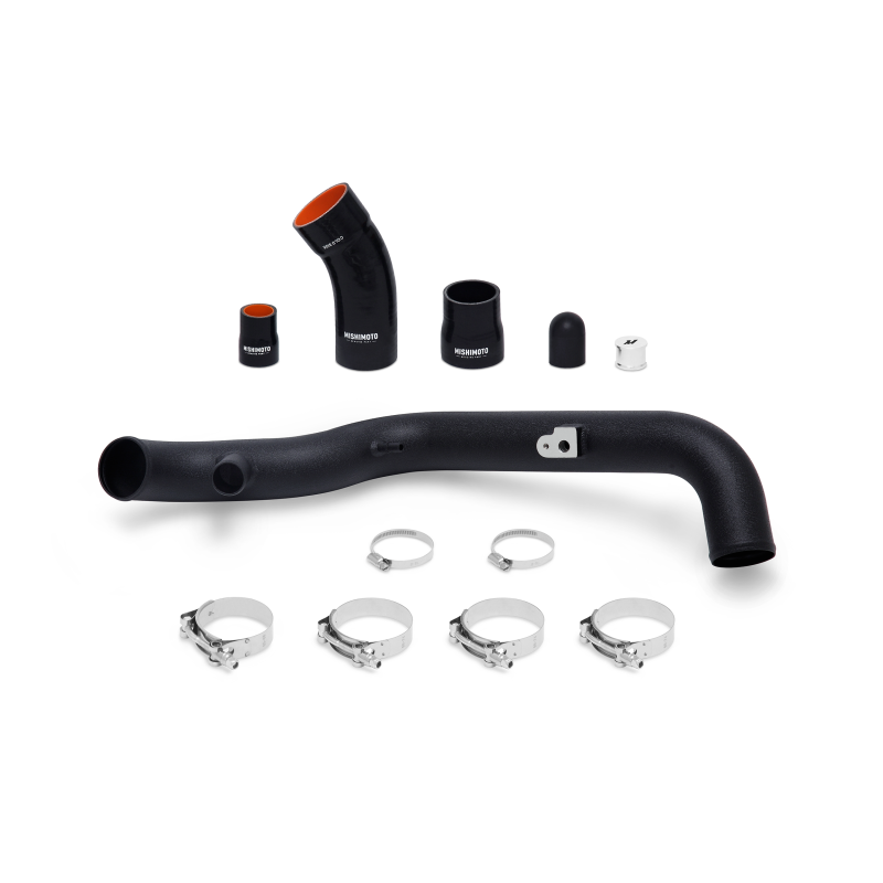 Mishimoto 2014+ Ford Fiesta ST Cold-Side Intercooler Pipe Kit - Wrinkle Black-Intercooler Pipe Kits-Mishimoto-MISMMICP-FIST-14CWBK-SMINKpower Performance Parts