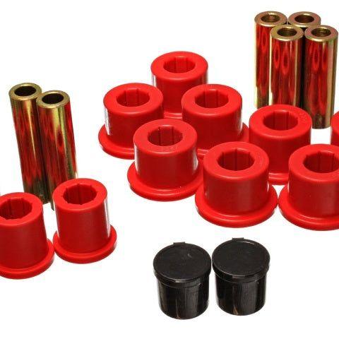 Energy Suspension Rear Spring Bushing Set - Red-Bushing Kits-Energy Suspension-ENG5.2118R-SMINKpower Performance Parts