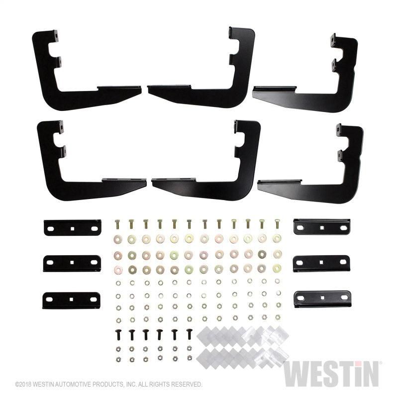 Westin 2019 Ram 1500 Quad/Crew Cab (Excl. 2019 Ram 1500 Classic) Running Board Mount Kit - Black - SMINKpower Performance Parts WES27-2245 Westin