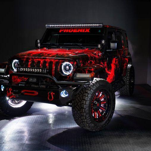 Oracle Jeep Wrangler JL/JT Sport High Performance W LED Fog Lights - ColorSHIFT w/o Controller - SMINKpower Performance Parts ORL5847-334 ORACLE Lighting