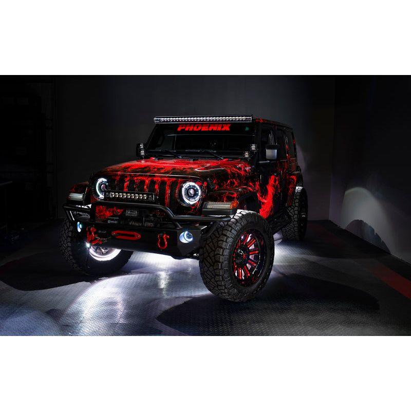 Oracle Jeep Wrangler JK/JL/JT High Performance W LED Fog Lights - ColorSHIFT w/o Controller - SMINKpower Performance Parts ORL5846-334 ORACLE Lighting