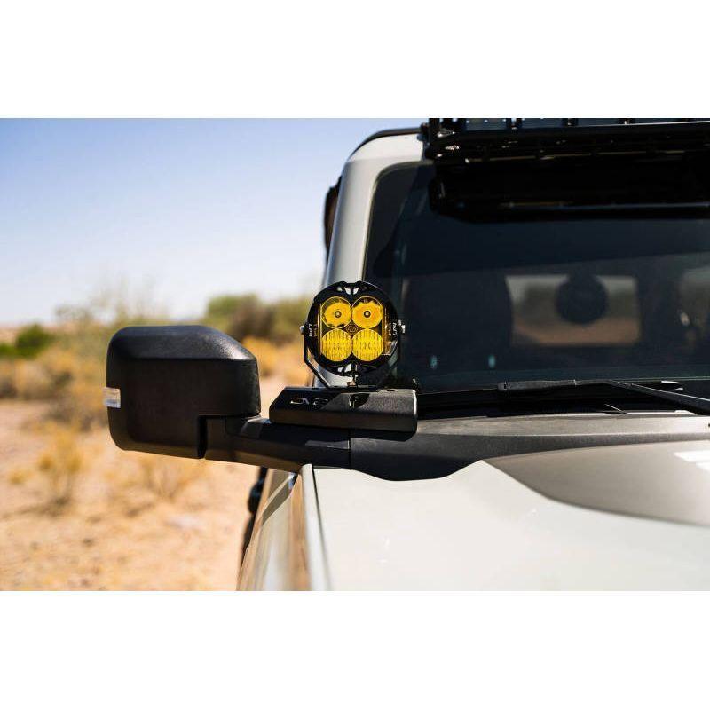 DV8 21-22 Ford Bronco A-Pillar Pod Light Mounts - SMINKpower Performance Parts DVELBBR-02 DV8 Offroad