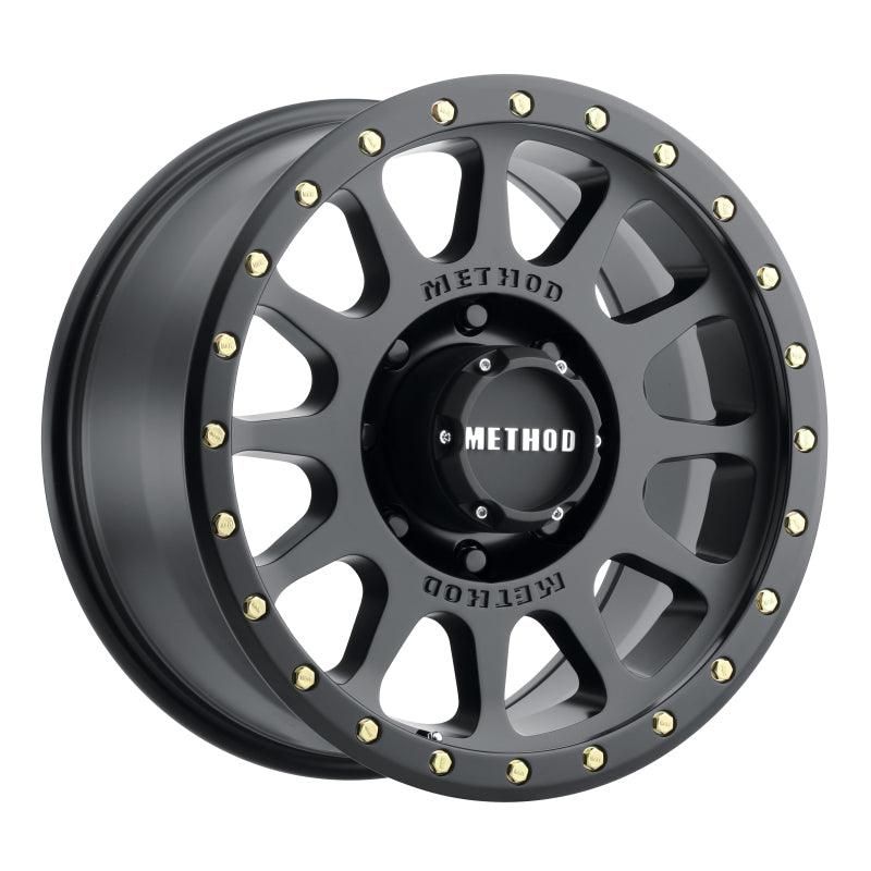 Method MR305 NV 20x10 -18mm Offset 8x180 130.81mm CB Matte Black Wheel - SMINKpower Performance Parts MRWMR30521088518N Method Wheels