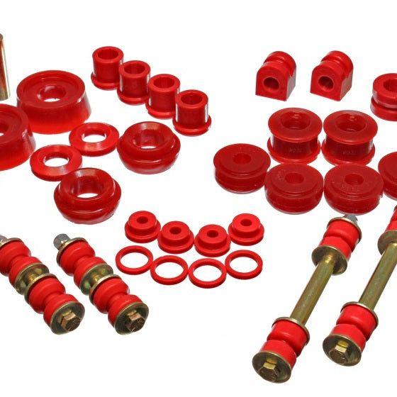 Energy Suspension 03-05 Dodge SRT-4 FWD Red Hyper-flex Master Bushing Set-Bushing Kits-Energy Suspension-ENG5.18114R-SMINKpower Performance Parts