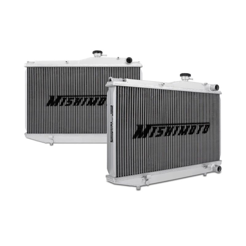 Mishimoto 83-87 Toyota Corolla Manual Aluminum Radiator-Radiators-Mishimoto-MISMMRAD-AE86-83-SMINKpower Performance Parts