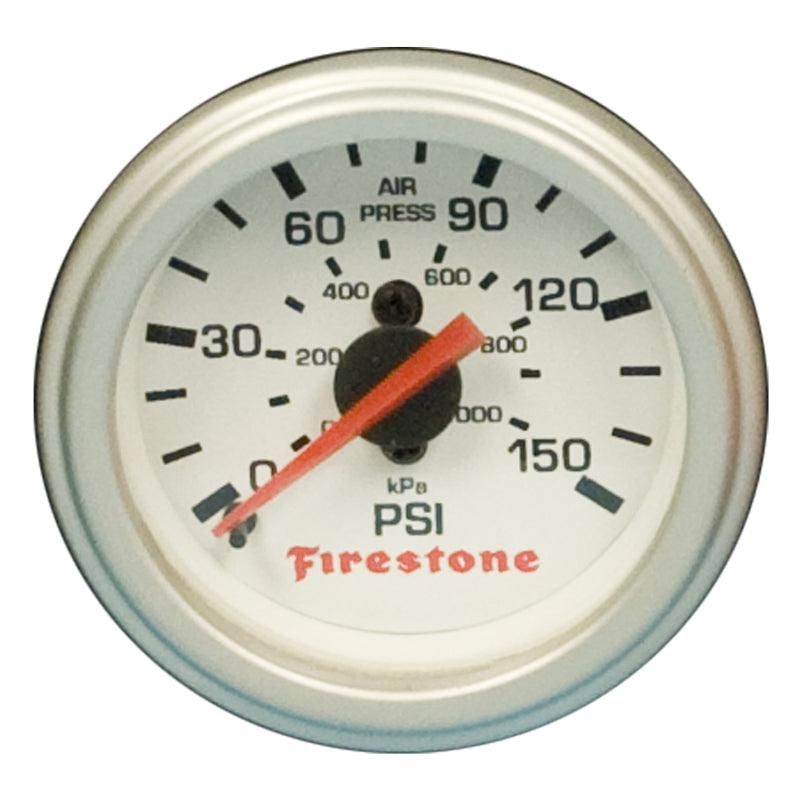 Firestone Replacement Single Pressure Gauge - White Face (For PN 2225 / 2229 / 2196) (WR17609181) - SMINKpower Performance Parts FIR9181 Firestone