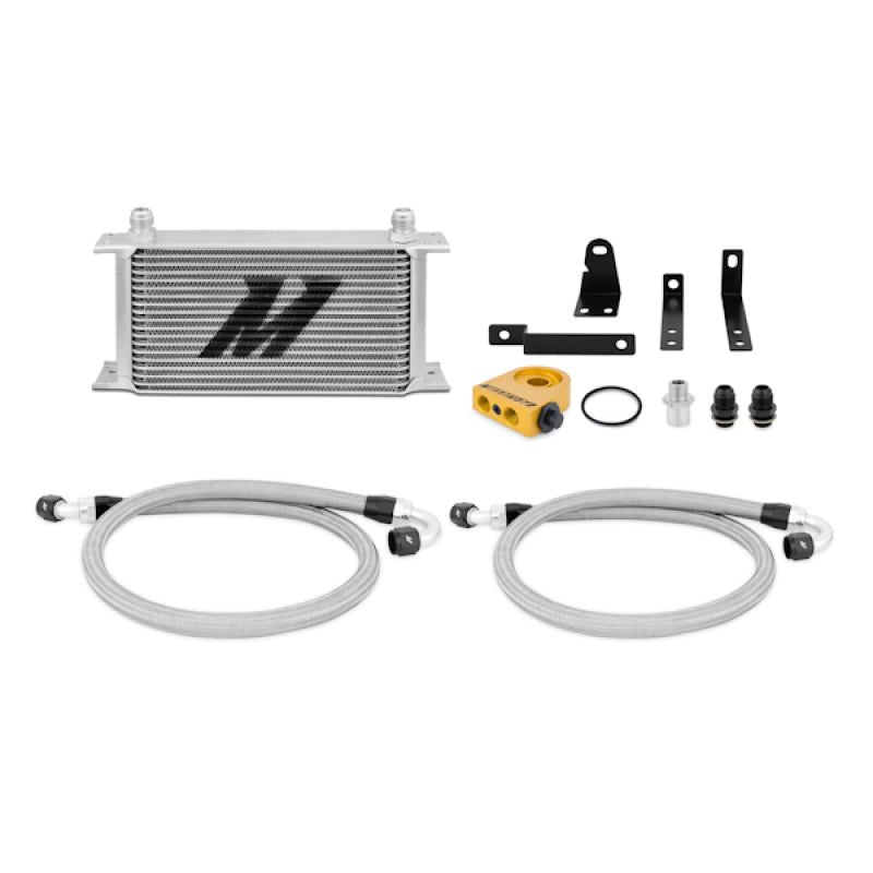 Mishimoto 00-09 Honda S2000 Thermostatic Oil Cooler Kit - Silver-Oil Coolers-Mishimoto-MISMMOC-S2K-00T-SMINKpower Performance Parts