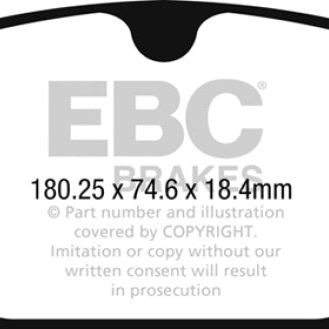 EBC 16-17 Volvo XC90 Yellowstuff Front Brake Pads-Brake Pads - Performance-EBC-EBCDP42260R-SMINKpower Performance Parts