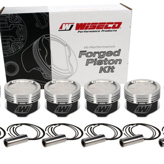 Wiseco Toyota 7MGTE 4v Dished -16cc Turbo 84mm Piston Shelf Stock Kit - wiseco-toyota-7mgte-4v-dished-16cc-turbo-84mm-piston-shelf-stock-kit