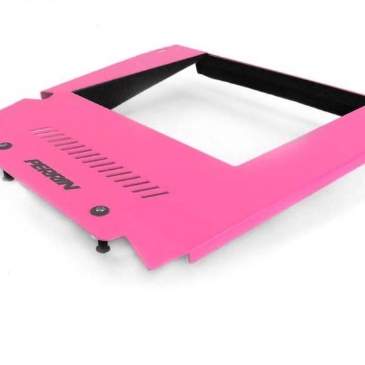 Perrin 2015+ Subaru WRX Engine Cover Kit (Intercooler Shroud + Pulley Cover) - Hyper Pink - SMINKpower Performance Parts PERPSP-ENG-165HP Perrin Performance
