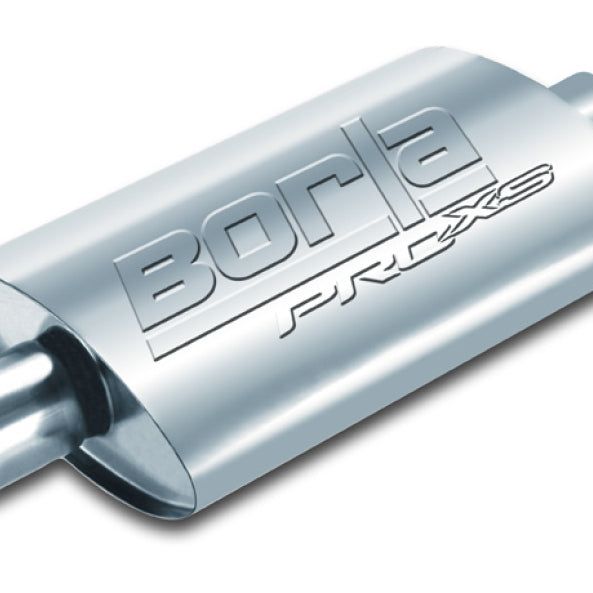 Borla Universal Pro-XS Muffler Oval 2.25in Inlet/Outlet Notched Muffler-Muffler-Borla-BOR400495-SMINKpower Performance Parts