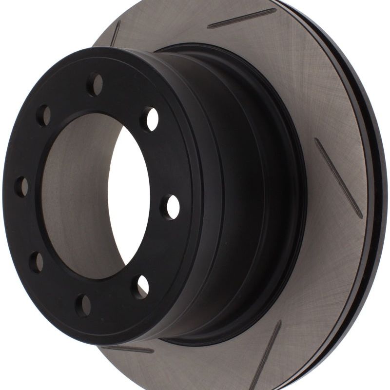 StopTech Power Slot 06-08 Dodge Ram 1500/03-08 Ram 2500/3500 All 2wd/4wd Rear Right Slotted Rotor-Brake Rotors - Slotted-Stoptech-STO126.67062SR-SMINKpower Performance Parts