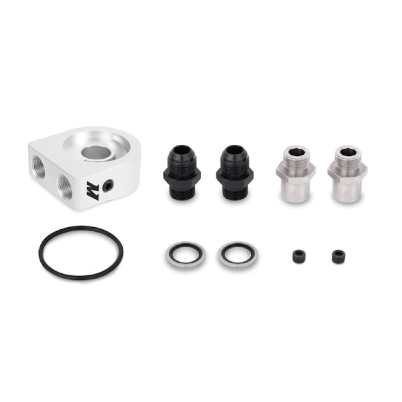Mishimoto Universal 25 Row Oil Cooler Kit (Black Cooler)-Oil Coolers-Mishimoto-MISMMOC-UHBK-SMINKpower Performance Parts