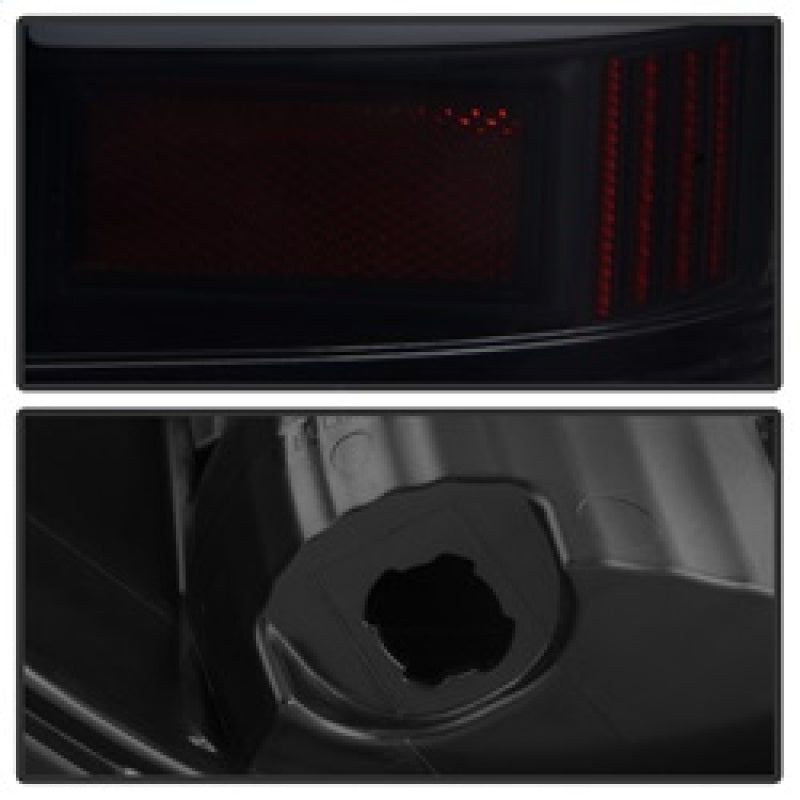 xTune 13-18 Dodge Ram 1500 (LED Model Only) LED Tail Lights - Blk Smk (ALT-ON-DRAM13V2-LBLED-BSM) - SMINKpower Performance Parts SPY9041020 SPYDER