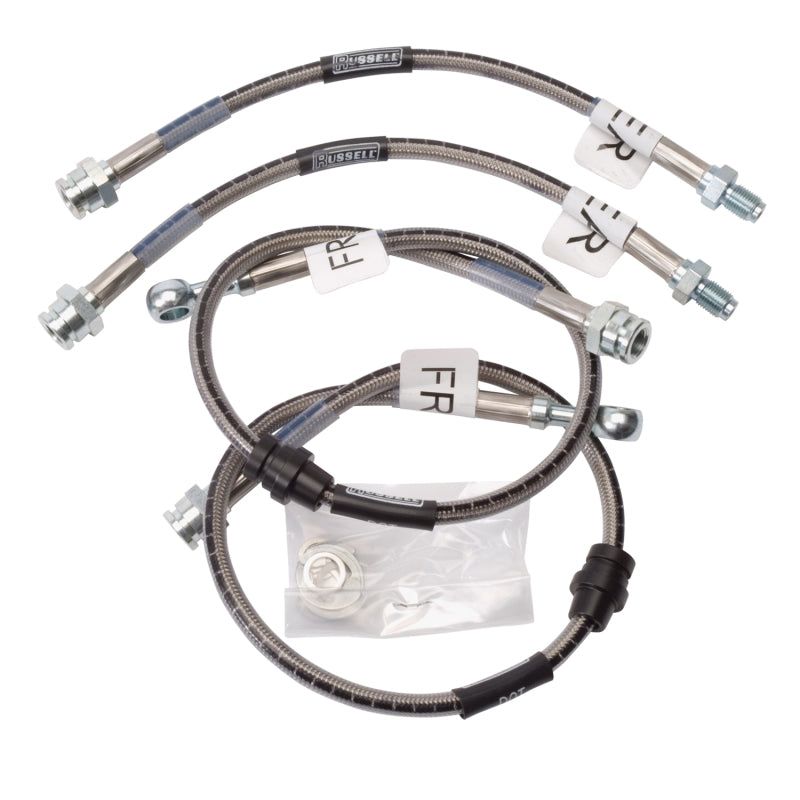 Russell Performance 95-99 Mitsubishi Eclipse 2WD & All Wheel Drive Brake Line Kit-Brake Line Kits-Russell-RUS686150-SMINKpower Performance Parts