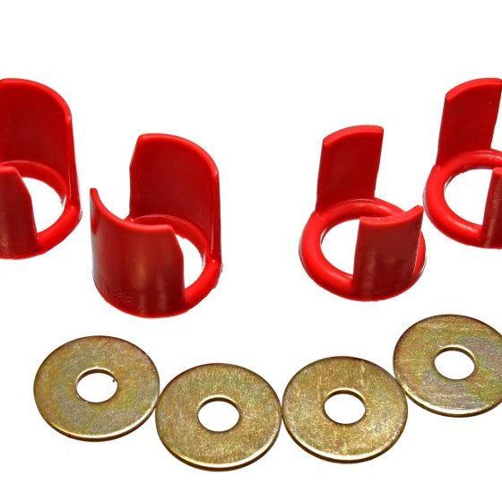 Energy Suspension 89-94 Nissan 240SX (S13) Red Rear Subframe Insert Set - a supplement to the subfra-Bushing Kits-Energy Suspension-ENG7.1113R-SMINKpower Performance Parts