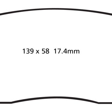 EBC 11-14 Ford Edge 2.0 Turbo Redstuff Front Brake Pads-Brake Pads - Performance-EBC-EBCDP31794C-SMINKpower Performance Parts