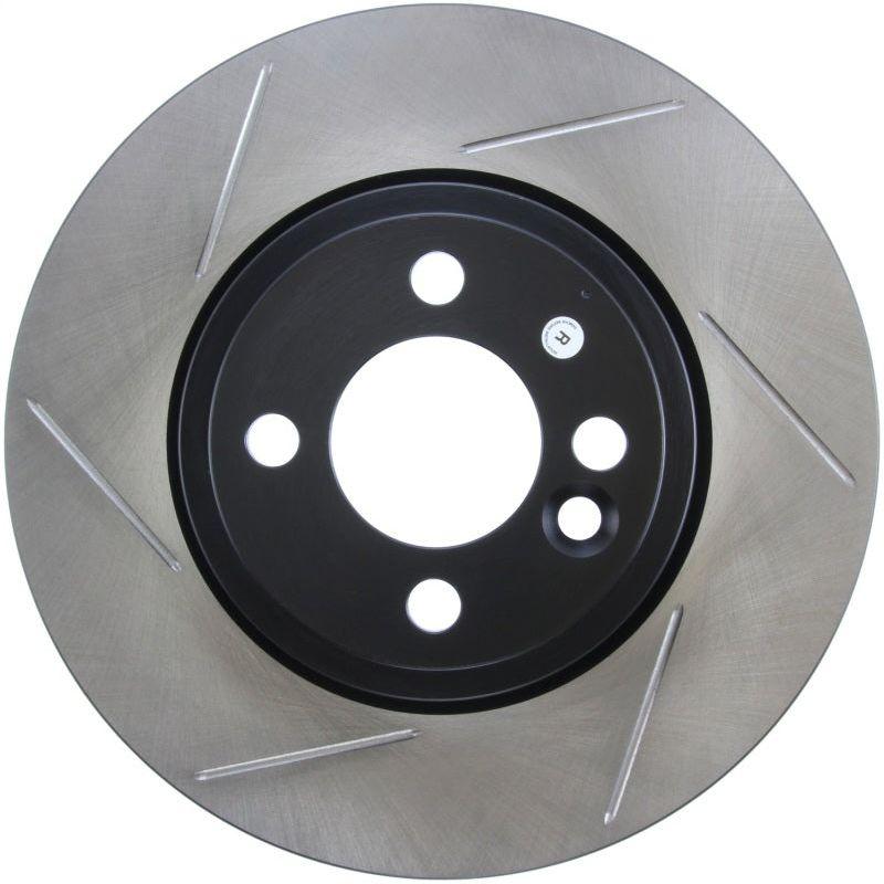 StopTech Power Slot 07-09 Base Cooper Front Left Rotor-Brake Rotors - Slotted-Stoptech-STO126.34100SL-SMINKpower Performance Parts