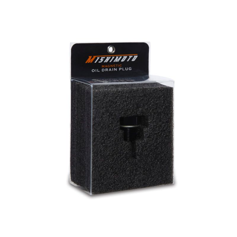 Mishimoto Magnetic Oil Drain Plug M18 x 1.5 Black-Drain Plugs-Mishimoto-MISMMODP-1815B-SMINKpower Performance Parts